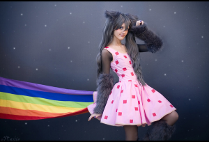 Amazing Nyan Cat Cosplay by Anshie - Nyaaaaan!