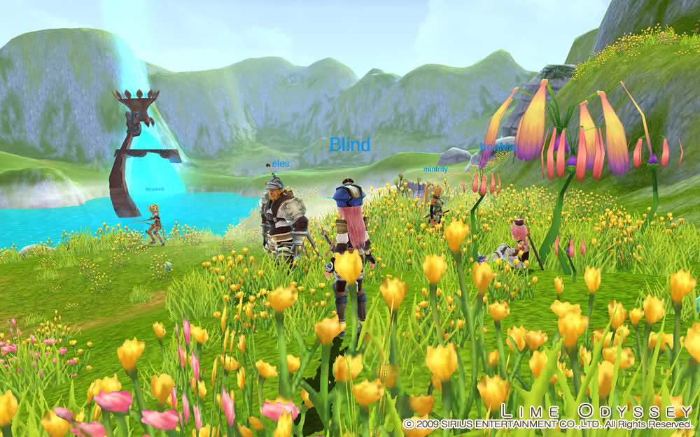 Lyme Odyssey by Aeria Games has a bright cartoonish graphics.