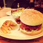 #burger with foie gras, ate this during the new year vacations