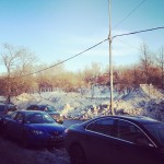 #Moscow is full of #snow and #cars … #russia #winter #traffic