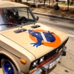 #car #funny #graffiti #streetart #russia