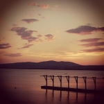 A #sunset in Gelendzhik bay at Black Sea, #Russia. #nature #water #evening