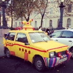 #funny #fun #lol #weirdstuff #instafun #instagood #moscow #car #cars #yellow #advertising #promotion #ads #crochet #wow